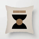 Axyaa Abstract Pattern Cushion Cover - 45*45cm Polyester Pillowcase