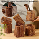 Axyaa Rattan Wicker Serving Baskets Set - 10 Styles for Bread, Fruit, Vegetables