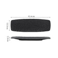 Axyaa Rock Texture Ceramic Sushi Dessert Plate Set for Molecular Cuisine Restaurant