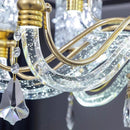 Axyaa Luxury Crystal Chandelier Pendant Light for Living & Dining Room