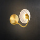 Axyaa Modern Glass Copper Wall Lamp for Elegant Home Lighting