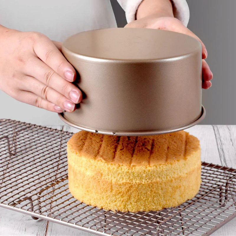 Axyaa 6/8 Inch Round Non-stick Bread Mould Carbon Steel Baking Mold Bakeware