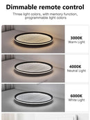 Axyaa LED Star Aluminum Ceiling Lamp for Bedroom, Modern Minimalist Design