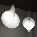 Axyaa Silk Chandelier LED Pendant Lamp for Living Room Wabi Sabi Style