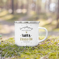 Axyaa Unbreakable Porcelain Mugs 2 Colors Camping Breakfast Coffee Cup