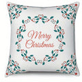 Christmas Floral Pattern Pillow Covers by Axyaa for Sofa, Bedroom, Car - Cushion Cover