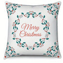 Christmas Floral Pattern Pillow Covers by Axyaa for Sofa, Bedroom, Car - Cushion Cover