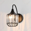 Axyaa LED Crystal Wall Lamp for Living Room Bedroom Decor