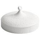 Axyaa Ceramic Grid Plate with Lid - Premium Hotel Tableware Appetizer Set