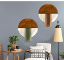 Nordic Handmade Round Macrame Tapestry for Bedroom and Living Room Decor by Axyaa