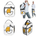 Axyaa Insulated Gudetama Cartoon Eggs Lunch Bag, Portable Thermal Cooler Box for Picnic