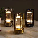 Axyaa Industrial Cordless Table Lamp for Creative Night Lighting