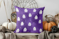 Axyaa Halloween Glow Jack-O'-Lanterns Pillow Cover: Sofa, Bedroom, Car Décor
