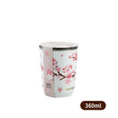 Axyaa Cherry Blossom Stainless Steel Thermos Mug Double Wall Heat Resistant Bottle