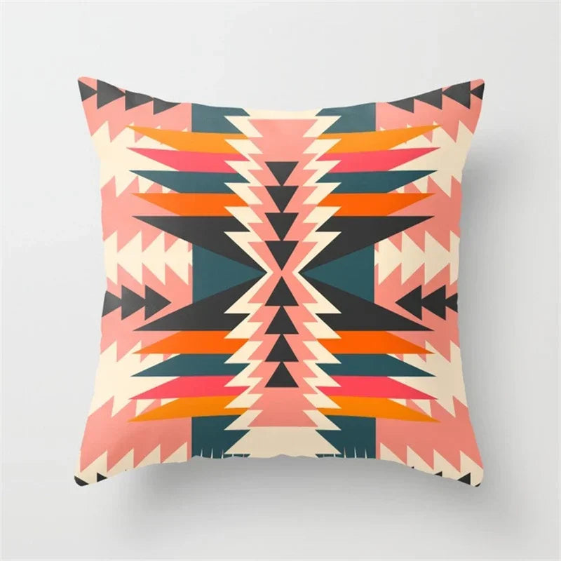 Axyaa Geometric Plaids Cushion Cover Pillowcase 45*45cm