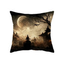 Axyaa Halloween Scarecrow Pattern Pillowcase for Office, Living Room, Sofa, Car.