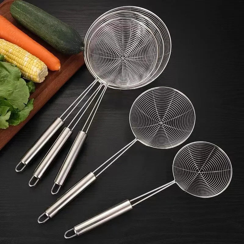 Axyaa Stainless Steel Food Skimmer Colander for Hot Pot and Dumplings