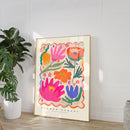 Axyaa Sunflower Market Canvas Print for Modern Living Room Nursery & Home Decor
