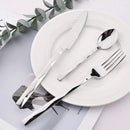 Axyaa Diamond Handle Cutlery Set - Stainless Steel Dinnerware Kit