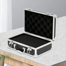 Axyaa Aluminum Instrument Case, Impact Resistant, Portable with Sponge, Safety Equipment.