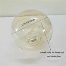 Axyaa Glass Shade Replacement for Screw Thread Socket - Amber Cognac Green Blue Grey - Globe Glass Screw Cover