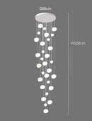 Axyaa LED Ring Pendant Light Chandeliers for Living Room Dining Room Indoor Lighting