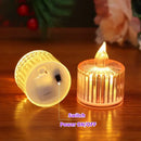 Axyaa LED Crystal Candle Light for Home Decoration, Parties, and Holidays