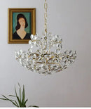 Axyaa Modern Flower Chandeliers Crystal Pendant Lamps for Home Decor