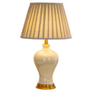 Axyaa High Grade Jingdezhen Ceramic Table Lamp - Large Lamp for Living Room and Bedroom