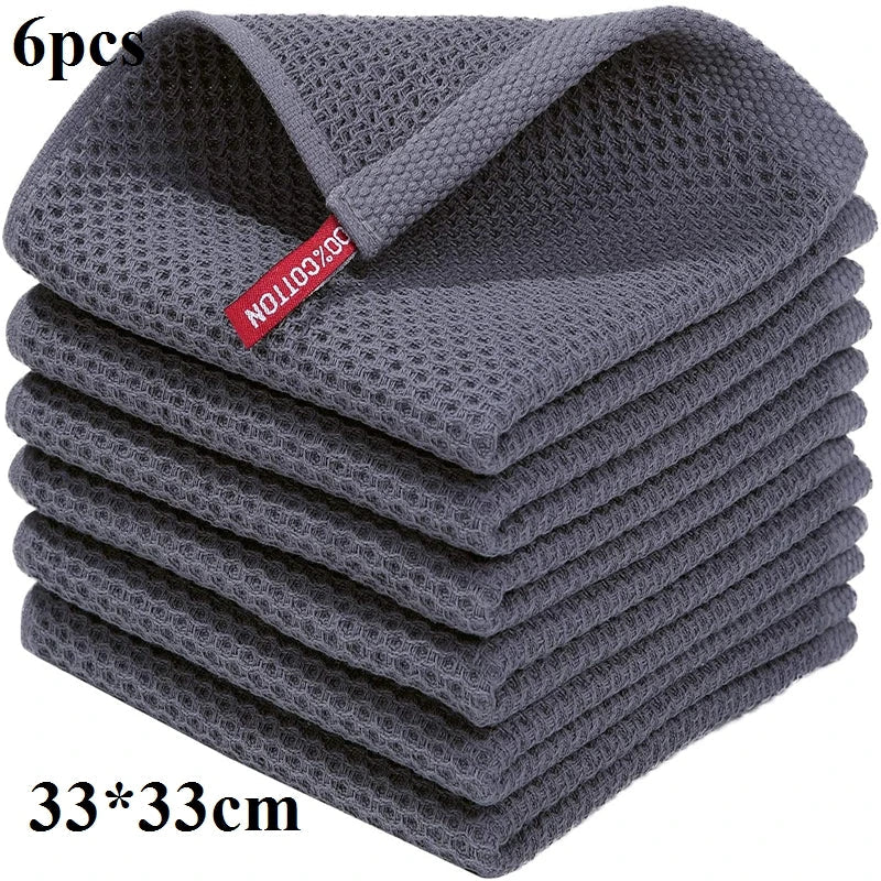 Axyaa Ultra Soft Microfiber Kitchen Dishcloth - Absorbent & Thick Magic Cleaning Towel
