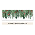 Axyaa Pine Tree & Pinecone Window Clings, Static Xmas Decor for Glass Displays
