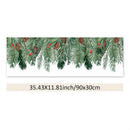 Axyaa Pine Tree & Pinecone Window Clings, Static Xmas Decor for Glass Displays