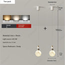 Axyaa Astronaut LED Chandelier: Modern Cream Moonlight Ambiance for Living Room & Bedroom