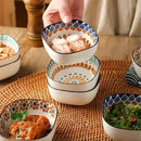 Axyaa Ceramic Bohemian Snack Bowl Set