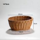 Axyaa Rattan Wicker Serving Baskets: 10 Styles for Bread, Fruit, Vegetables