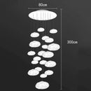 Axyaa Contemporary LED Ceiling Chandelier for Modern Bedroom and Dining Room