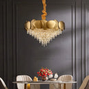 Axyaa Luxury Crystal Chandelier for Villa Hotel Project, Bedroom, Restaurant Lighting