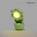 Axyaa LED Flower Night Light Mini Table Lamp Kids Bedroom Ornament Home Decor