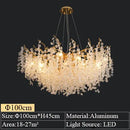 Luxury French Crystal Pendant Lights for Bedroom and Living Room by Axyaa