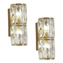 Axyaa Crystal LED Wall Light Staircase - Luxury Indoor Lighting Sconce