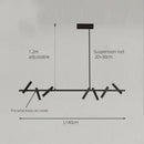 Axyaa High-End Spotlight Chandelier | Nordic Designer Living Room Lighting