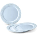 Axyaa Vintage Wedding Party Plastic Plates & Cutlery Set - 80 Guests