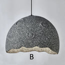 Axyaa Vintage Eggshell Pendant Lamp in Dark Gray for Home and Restaurant