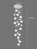 Axyaa Modern LED Pendant Light Chandeliers for Home Decor
