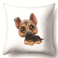 Axyaa Dog Puppy Print Pillow Cover Cushion - 45X45CM Home Decor