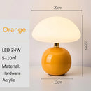 Axyaa Mushroom USB Socket Table Lamp, Bedside Bedroom Night Light