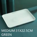 Axyaa Wheat Straw Rectangular Tray for Eco-friendly Kitchen Organizer