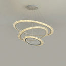 Axyaa Modern Luxury Gold Ring LED Pendant Lamp for Living Dining Bedroom Kitchen