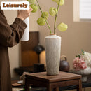 Wood-Fired Porcelain Vase by Axyaa - Boutique Room Decor Flower Pot & Tea Accessory