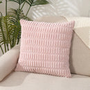 White Green Corduroy Cushion Cover 45x45, Modern Home Decor for Sofa, Axyaa Brand